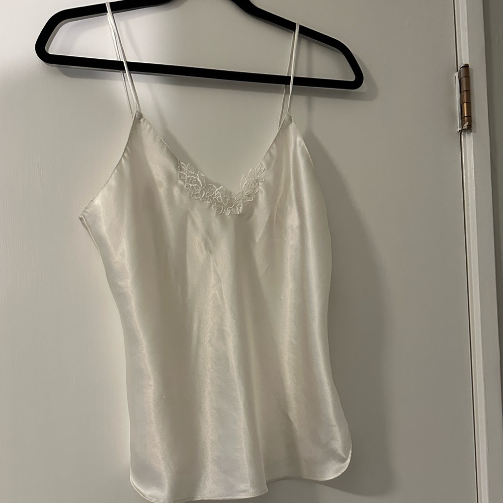 Lace Satin Top